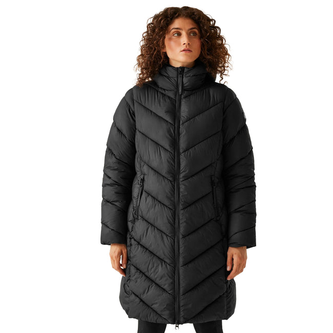 Black - Lifestyle - Regatta Womens-Ladies Andia II Contrast Zip Jacket