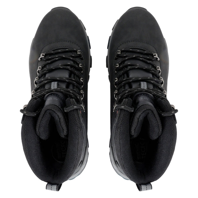 Black - Side - Regatta Mens Holcombe Classic Walking Boots