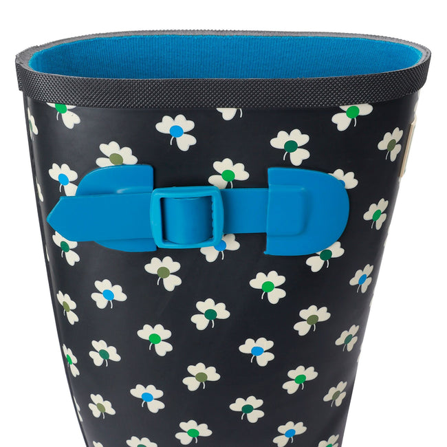 Black - Lifestyle - Regatta Womens-Ladies Orla Kiely Hi II Clover Wellington Boots
