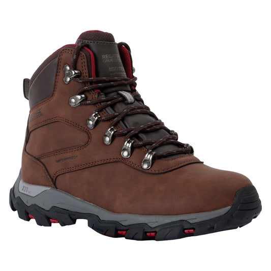 Chestnut - Front - Regatta Womens-Ladies Holcombe Classic Walking Boots