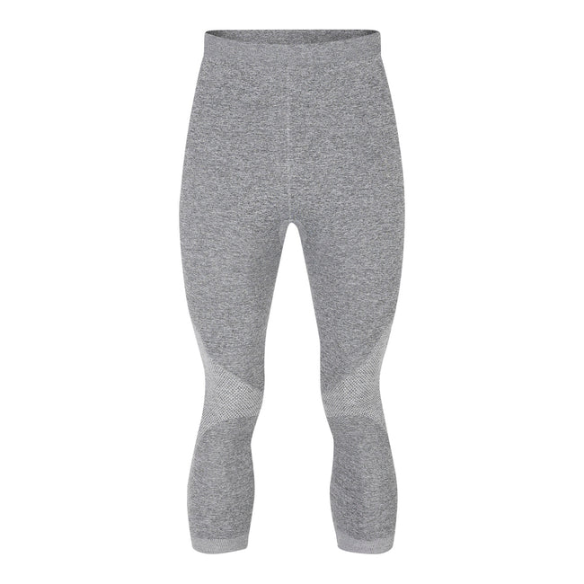 Charcoal Grey Marl - Front - Dare 2B Mens In The Zone III 3-4 Leggings