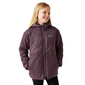 Deep Plum - Side - Regatta Childrens-Kids Rurie Padded Jacket