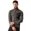 Black-Treetop Marl - Lifestyle - Regatta Mens Baslinn Marl Full Zip Fleece Jacket