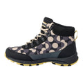 Black-White - Side - Regatta Womens-Ladies Orla Kiely Birdy Outdoor Hiking Boots