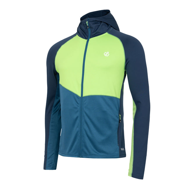 Moonlight Denim-Green Flash - Side - Dare 2B Mens Assimilate II Core Stretch Midlayer