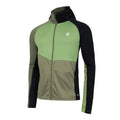 Olivine Green-Black - Side - Dare 2B Mens Assimilate II Core Stretch Midlayer