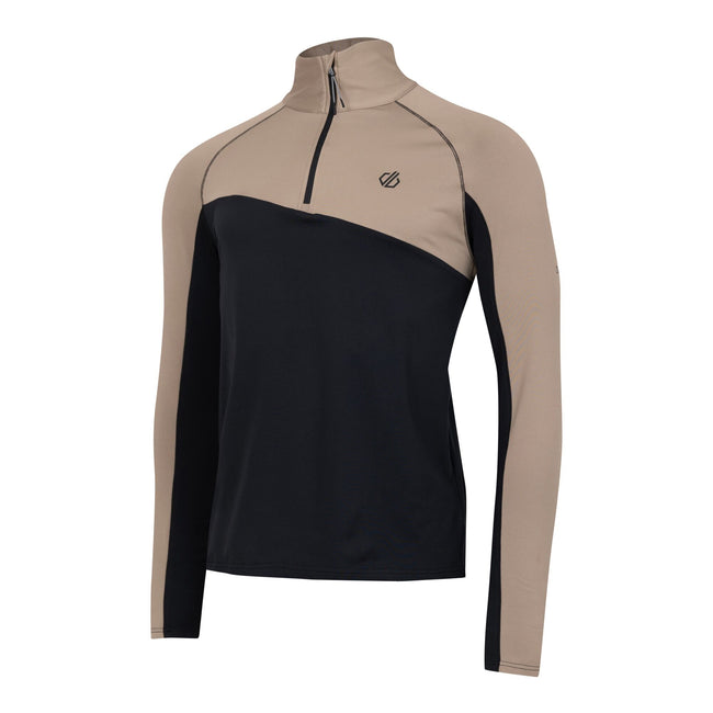 Clay-Black - Side - Regatta Mens Dignify III Core Stretch Midlayer
