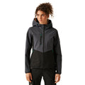 Slate Grey-Black - Side - Regatta Professional Womens-Ladies Ada Stretch Soft Shell Jacket