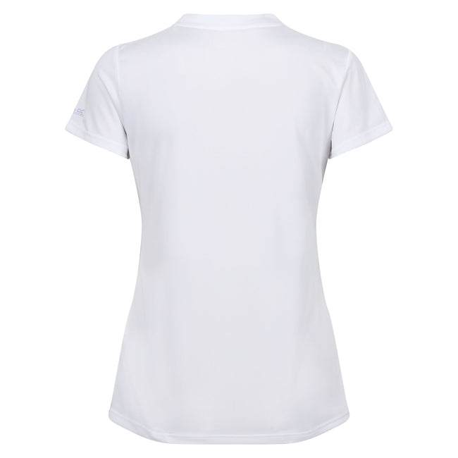 White - Back - Regatta Womens-Ladies Fingal Plain V Neck T-Shirt