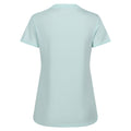 Bleached Aqua - Back - Regatta Womens-Ladies Fingal Plain V Neck T-Shirt