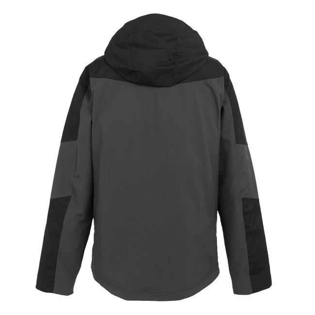 Ash-Black - Back - Regatta Mens Wentwood IX 3 in 1 Jacket