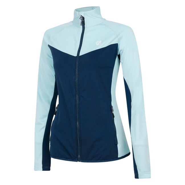 Water Ballet-Moonlight Denim - Side - Dare 2B Womens-Ladies Elation III Core Stretch Midlayer