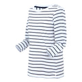 White-Navy - Side - Regatta Womens-Ladies Baylette II Striped T-Shirt