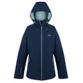 Navy - Front - Regatta Womens-Ladies Wentwood IX 3 In 1 Waterproof Jacket