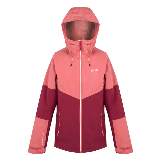 Mineral Red-Rumba Red - Front - Regatta Womens-Ladies Wentwood IX 3 in 1 Waterproof Jacket