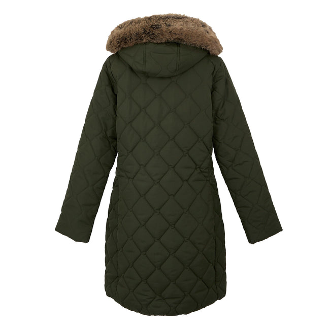 Dark Khaki - Back - Regatta Womens-Ladies Fritha III Insulated Parka