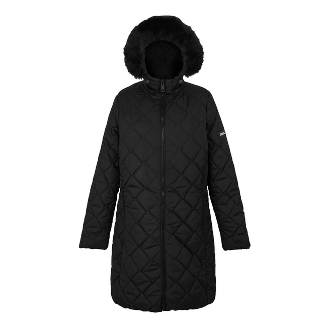 Black - Front - Regatta Womens-Ladies Fritha III Insulated Parka