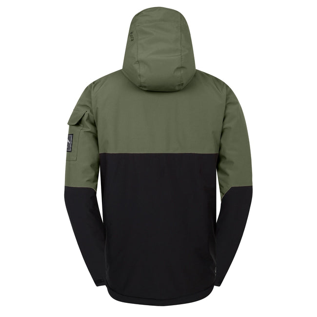 Olivine Green-Black - Back - Dare 2B Mens T-Bar Overhead Ski Jacket
