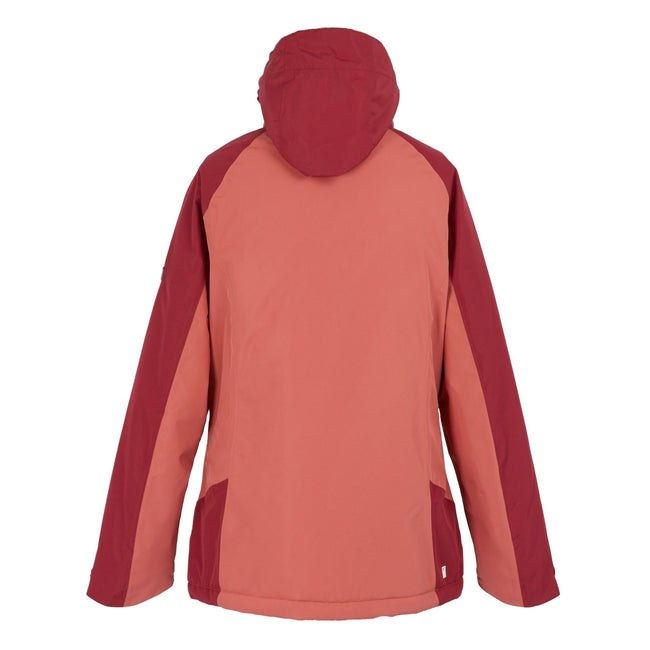 Mineral Red-Rumba Red - Back - Regatta Womens-Ladies Calderdale II Winter Waterproof Jacket