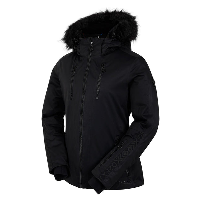 Black - Side - Dare 2B Womens-Ladies Frenzied Ski Jacket