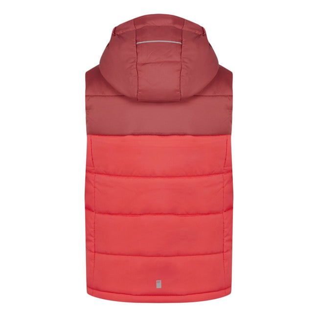 Mineral Red-Red Sky - Back - Regatta Childrens-Kids Lofthouse II Gilet