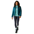 Moroccan Blue - Pack Shot - Regatta Womens-Ladies Marizion Quilted Jacket