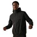 Black - Side - Regatta Mens Wiltom Waterproof Jacket