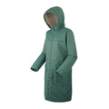 Spruce Green-Light Vanilla - Side - Regatta Womens-Ladies Romine II Waterproof Jacket