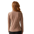 Warm Taupe - Lifestyle - Regatta Womens-Ladies Yonder II Half Zip Fleece Top