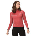 Mineral Red - Lifestyle - Regatta Womens-Ladies Yonder II Half Zip Fleece Top