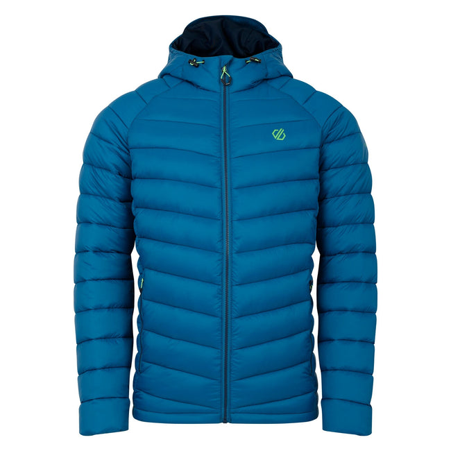 Kingfisher Blue - Front - Dare 2B Mens Torrek Mountain Baffled Padded Jacket