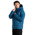 Kingfisher Blue - Lifestyle - Dare 2B Mens Torrek Mountain Baffled Padded Jacket