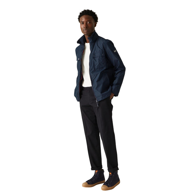 Navy - Side - Regatta Mens Raytan Waterproof Jacket
