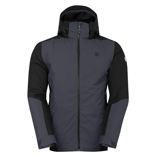 Black-Ebony - Front - Dare 2B Mens Precision II Ski Jacket