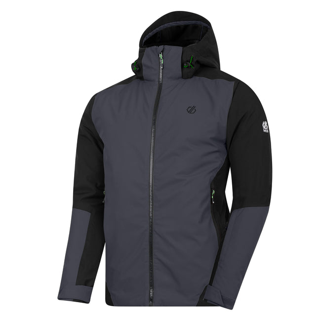 Black-Ebony - Side - Dare 2B Mens Precision II Ski Jacket