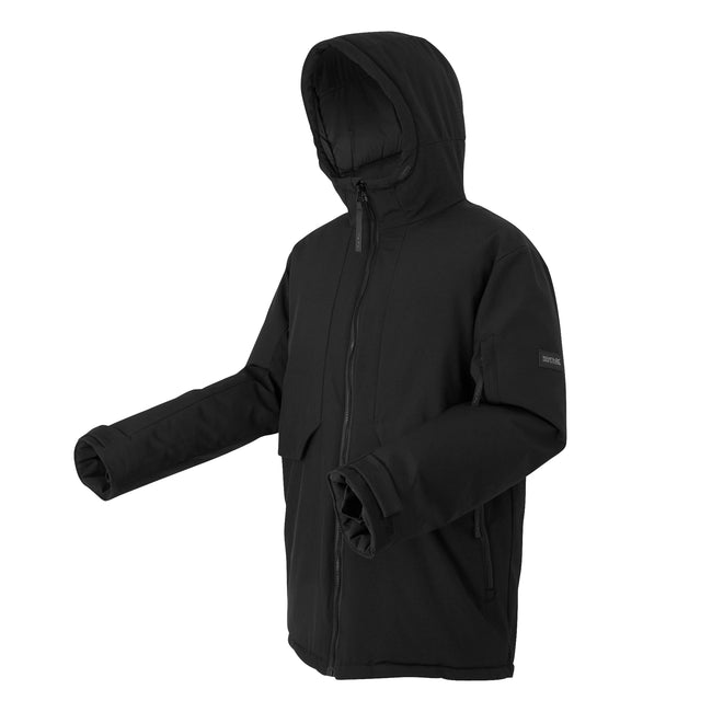 Black-Black - Side - Regatta Mens Dallymoore Padded Jacket