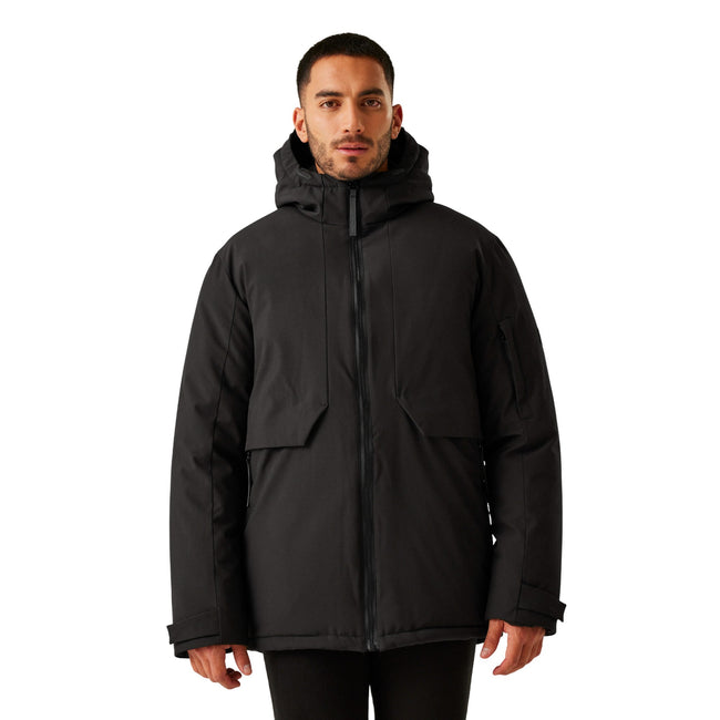 Black-Black - Lifestyle - Regatta Mens Dallymoore Padded Jacket