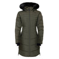 Dark Khaki - Front - Dare 2B Womens-Ladies Striking IIII Mid Length Padded Jacket