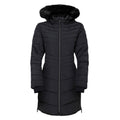 Black - Front - Dare 2B Womens-Ladies Striking IIII Mid Length Padded Jacket