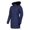 Peacoat - Side - Dare 2B Womens-Ladies Striking IIII Mid Length Padded Jacket