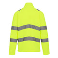 Yellow - Back - Regatta Professional Mens Pro Contract Thor Hi-Vis Fleece Jacket
