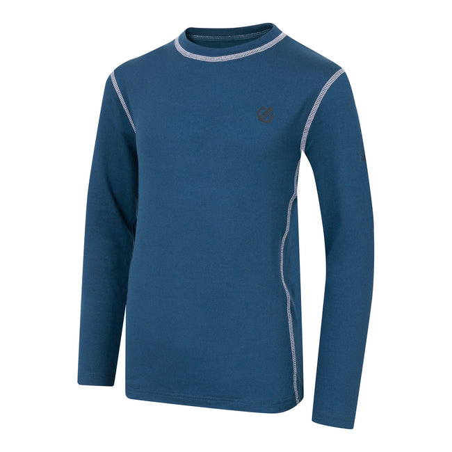 Moonlight Denim - Lifestyle - Dare 2B Childrens-Kids Pow II Plain Base Layer Set
