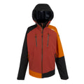 Red Ochre-Black - Front - Regatta Mens Sacramento X 3 in 1 Jacket