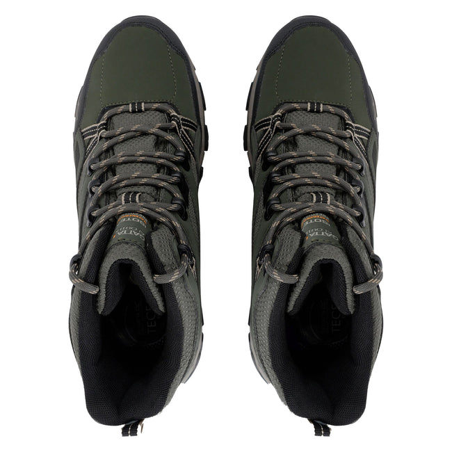 Dark Khaki-Gold Sand - Close up - Regatta Mens Holcombe III Walking Boots
