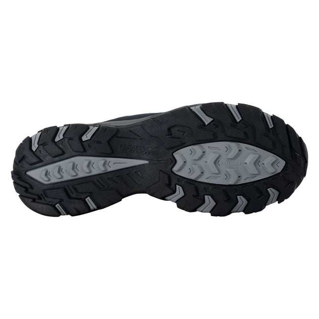 Navy-Dark Steel - Close up - Regatta Mens Holcombe III Walking Boots