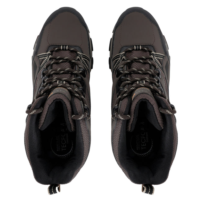Peat-Gold Fawn - Pack Shot - Regatta Mens Holcombe III Walking Boots