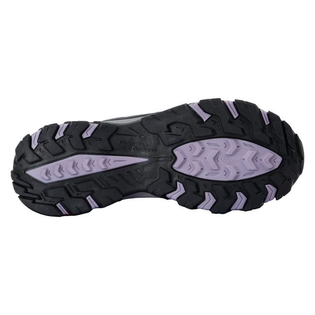 Briar-Wisteria - Side - Regatta Womens-Ladies Holcombe III Low Walking Shoes