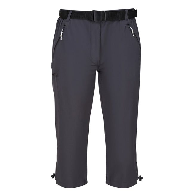 Seal Grey - Front - Regatta Womens-Ladies Xert Stretch Casual Shorts