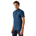 Moonlight Denim - Lifestyle - Regatta Mens Packaway Short-Sleeved Travel Shirt