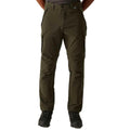 Dark Khaki - Side - Regatta Mens Questra Cargo Trousers